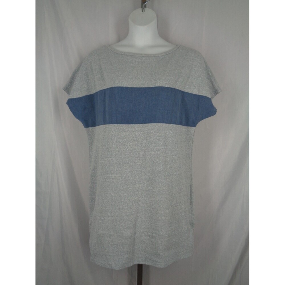 Athleta Gray Blue Energize Tunic Top Size XL